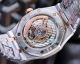 Copy Audemars Piguet Royal Oak watch Black Dial Rose Gold Bezel 2-Tone Rose Gold Strap 41mm (4)_th.jpg